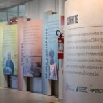 Painéis temáticos da exposição